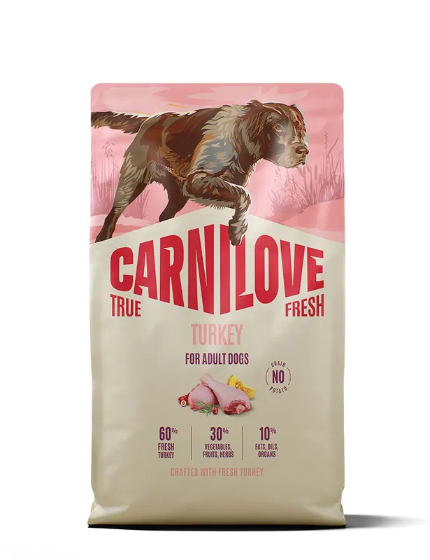 True Fresh Turkey Adult Dogs Torrfoder - 4 kg - Så länge lagret räcker