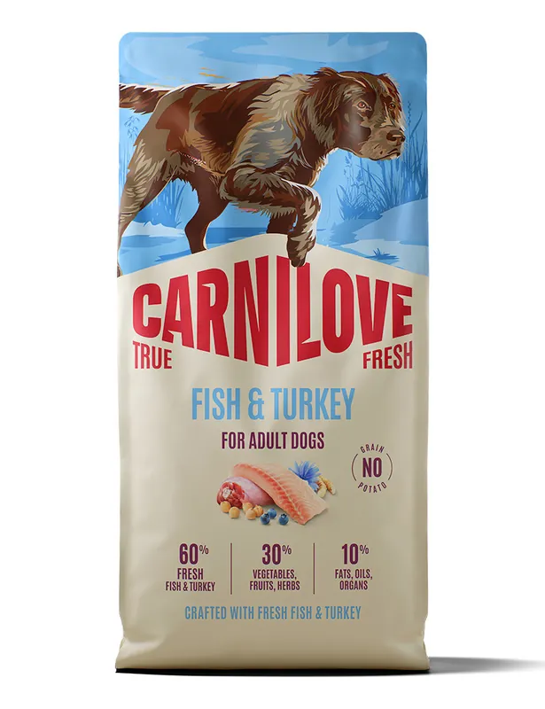 Kampanj | True Fresh Fish & Turkey Adult Dogs Torrfoder - 12 kg