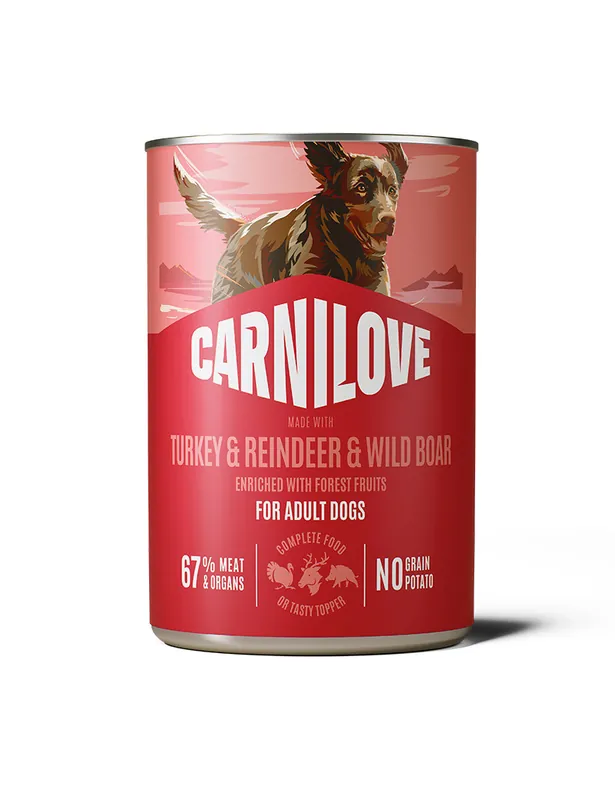 Specialpris | Wild Meat Turkey, Venison & Reindeer Våtfoder till Hund - 6 x 400 g