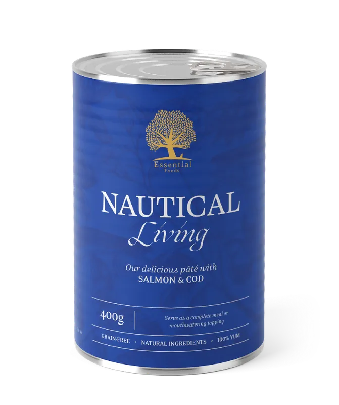 Essential Nautical Living Paté Hundfoder - 6 x 400 g - Försäljningssuccé