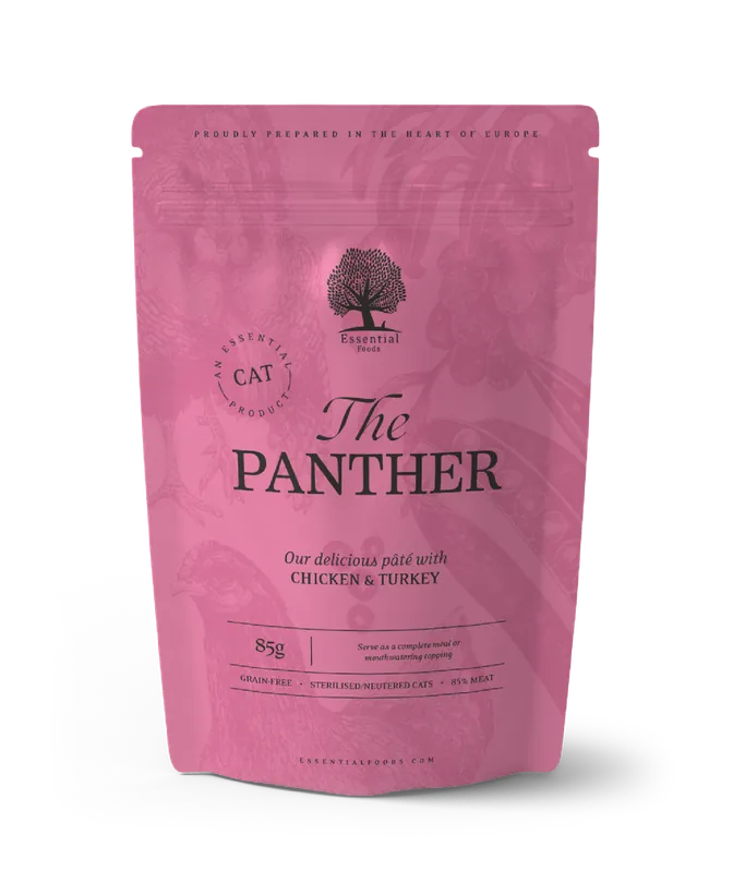 Essential Panther Paté till Katt - 12 x 85 g - Skynda dig