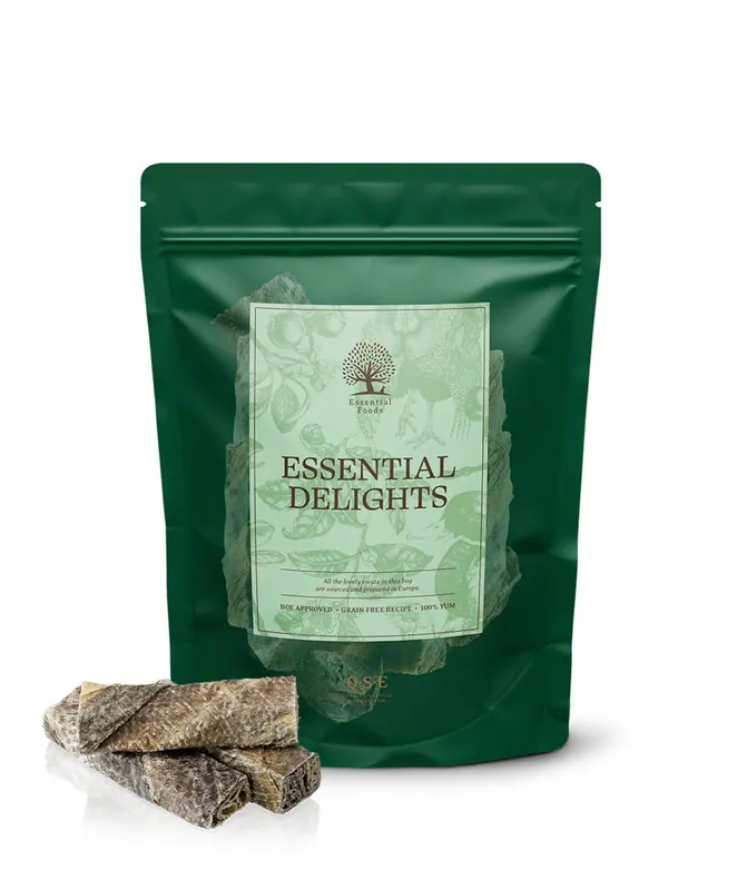 Kanonpris - Essential Small Cod Fish Delights Tuggben för Hund - 175 g