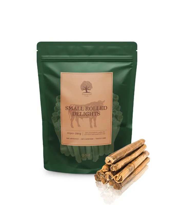 Essential Small Rolled Delights Hundgodis - 10 st | Skynda dig