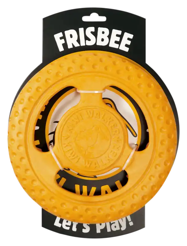 Frisbee i kraftig TPR Hundleksak - Orange - Bästa pris