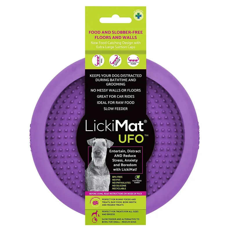 Begränsat antal | LickiMat UFO Slickmatta Grön