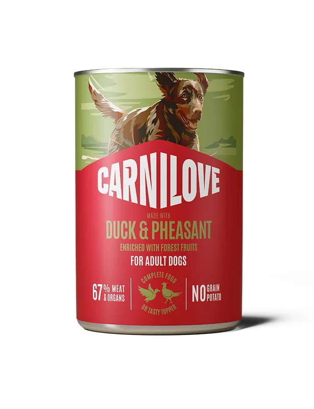 Dog Can Paté Duck & Pheasant Våtfoder till Hund - 6 x 400 g - Nästan slut