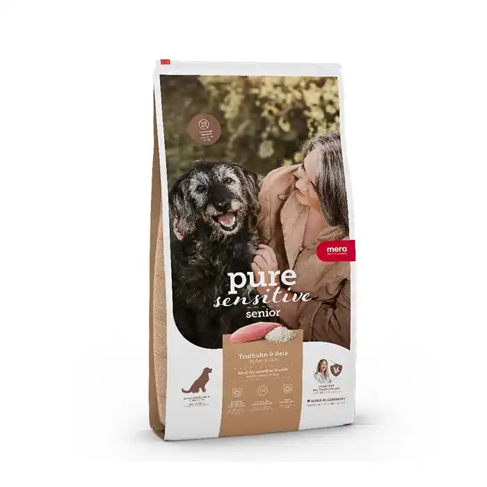 Reapris | Pure Sensitive Senior Turkey & Rice Torrfoder till Hund - 12,5 kg