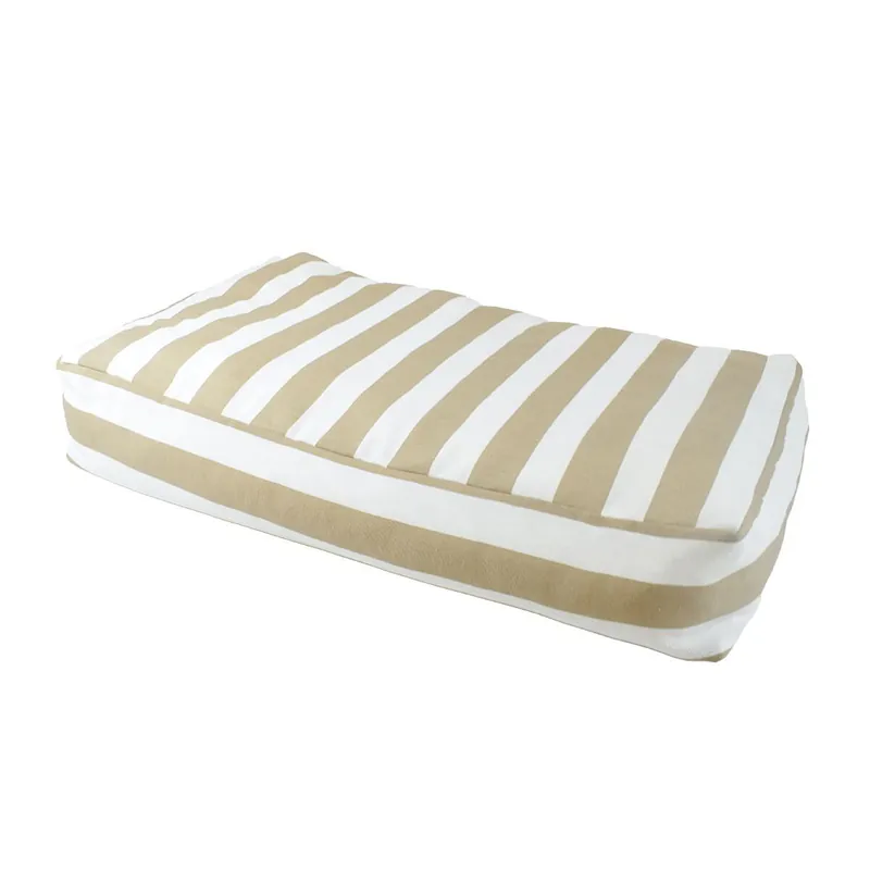 PetEasy Hundmadrass Randig Beige - Bästsäljare