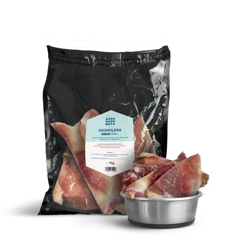 Premium | Sund Hundmat Oxskuldra till Hund 1 kg