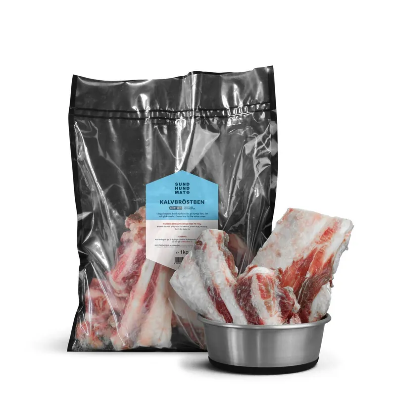Precis inkommet - Sund Hundmat Kalvbröstben till Hund 1,1 kg