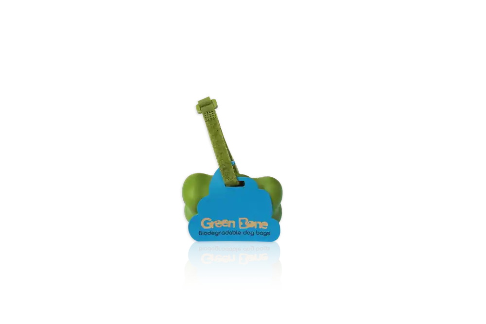 Snabb frakt - Green Bone Dispenser + 1 rulle Unscented