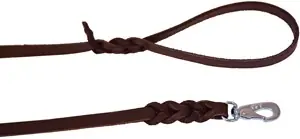 Finns nu - ALAC Läderkoppel Mörkbrun 12mm x 220cm