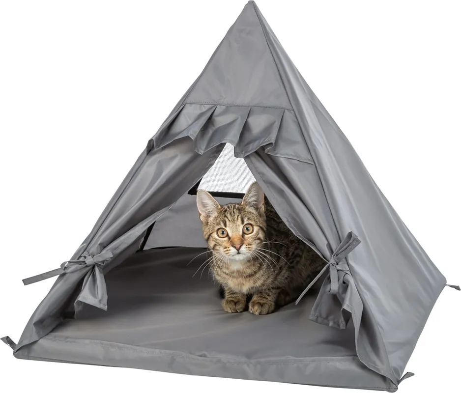 Trixie Tipitält Samoa för Hund & Katt Grå 55x50x55 cm - Bra pris