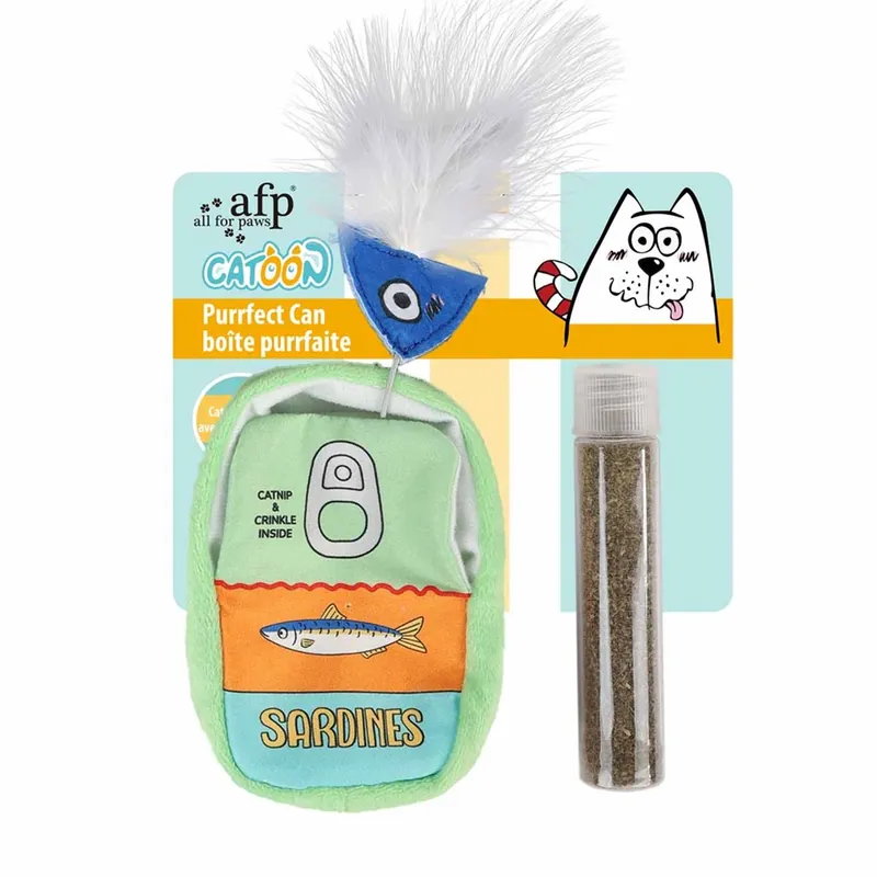 I lager | All For Paws Kattleksak Purrfect Can