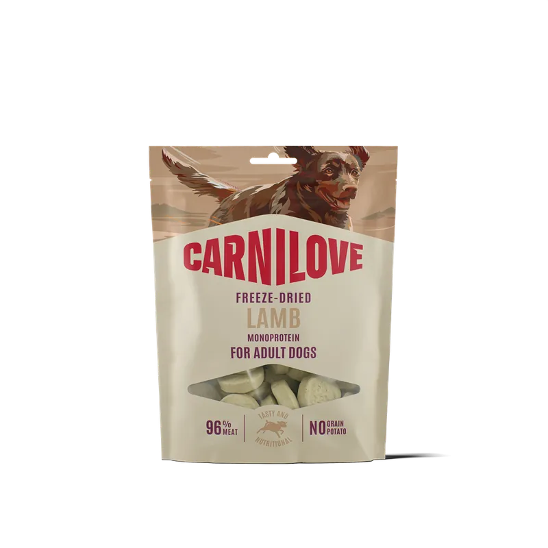 Carnilove Dog Freeze Dried Lamb hundgodis 60 g - Handla online