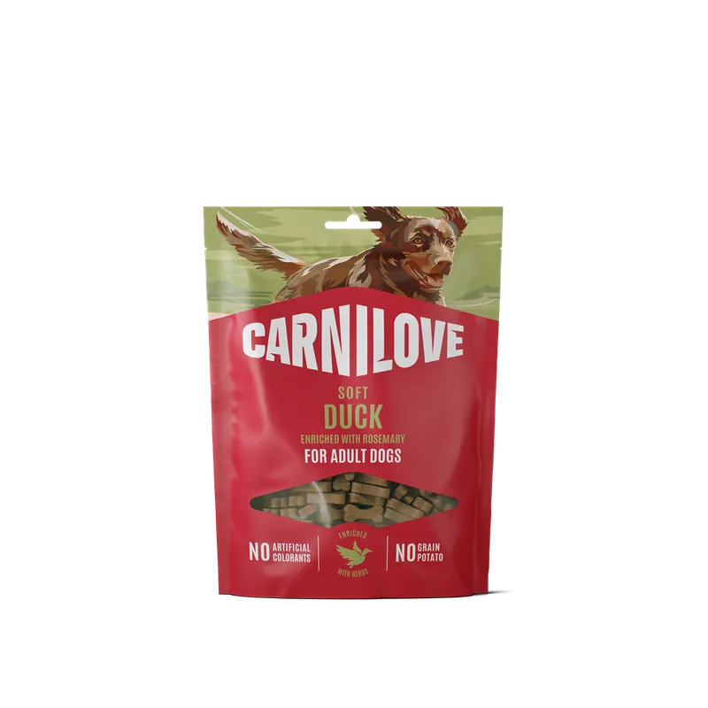 Bara denna vecka | Carnilove Dog Soft Snack Duck & Rosemary hundgodis 200 g