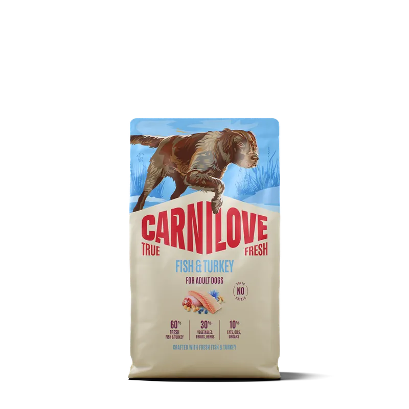 Carnilove True Fresh Dog Adult All Breeds Fish & Turkey torrfoder för hund 4 kg - Kampanjen går snart ut