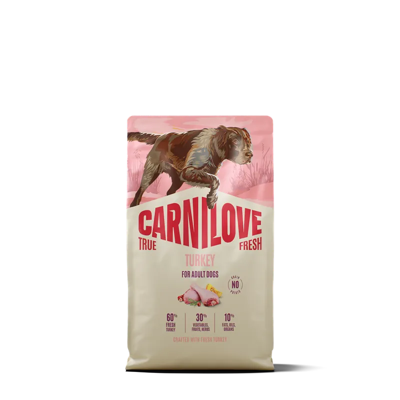 Carnilove True Fresh Dog Adult All Breeds Turkey torrfoder för hund 4 kg | Erbjudandet går snart ut