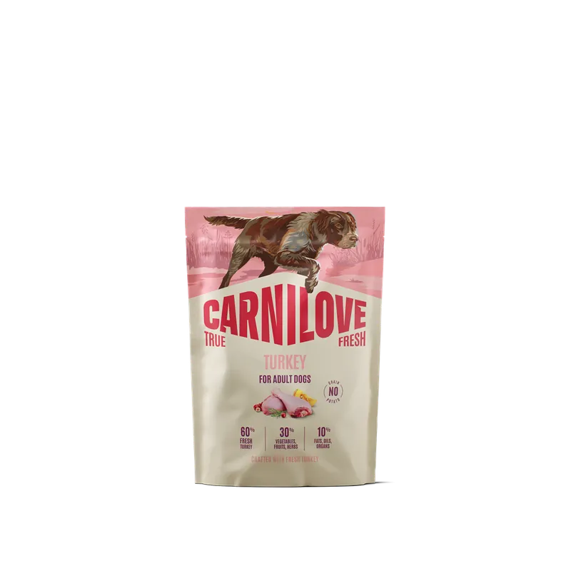 Carnilove True Fresh Dog Adult All Breeds Turkey torrfoder för hund 1,5 kg - Under begränsad tid