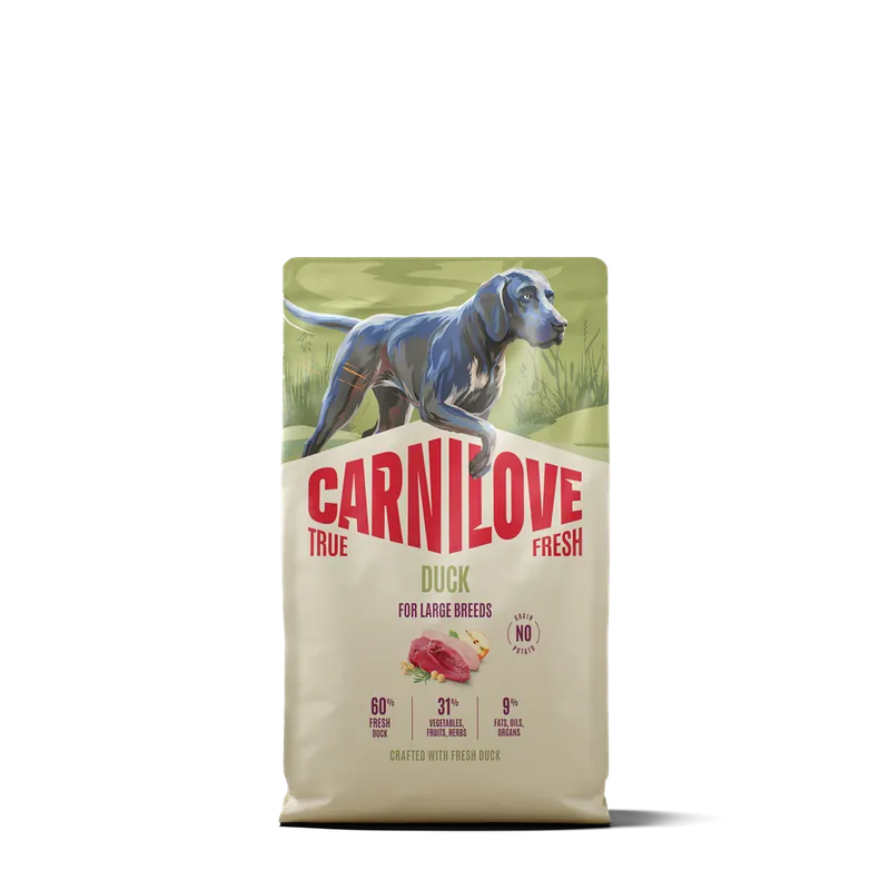 Carnilove True Fresh Dog Adult Large Breed Duck torrfoder för hund 4 kg | Rabatt