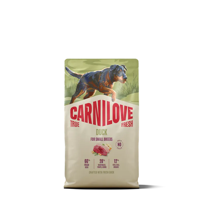 Carnilove True Fresh Dog Adult Small Breed Duck torrfoder för hund 4 kg | Dagens deal