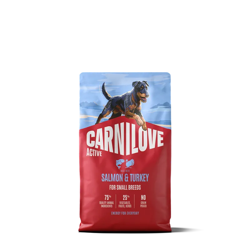 Carnilove Active Dog Adult Small Breed Salmon & Turkey torrfoder för hund 4 kg | Superpris
