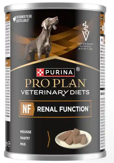 Kan beställas | Våtfoder Purina Pro Plan Veterinary Diets Canine NF Renal Function Mousse 12x400 g