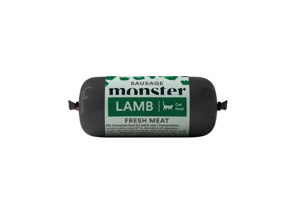 Monster Cat Sausage Lamb 80 g | Erbjudandet går snart ut