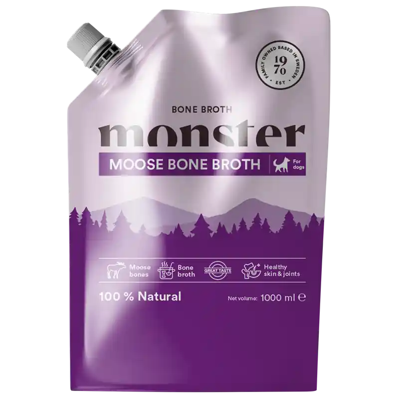 Precis tillagt | Monster Dog Bone Broth Moose 1000 ml