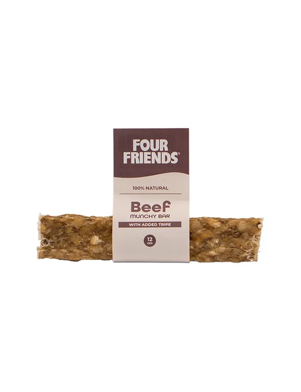 Precis lanserat | Natural Chews Beef Munchy Bar with Tripe till Hund - 12 cm