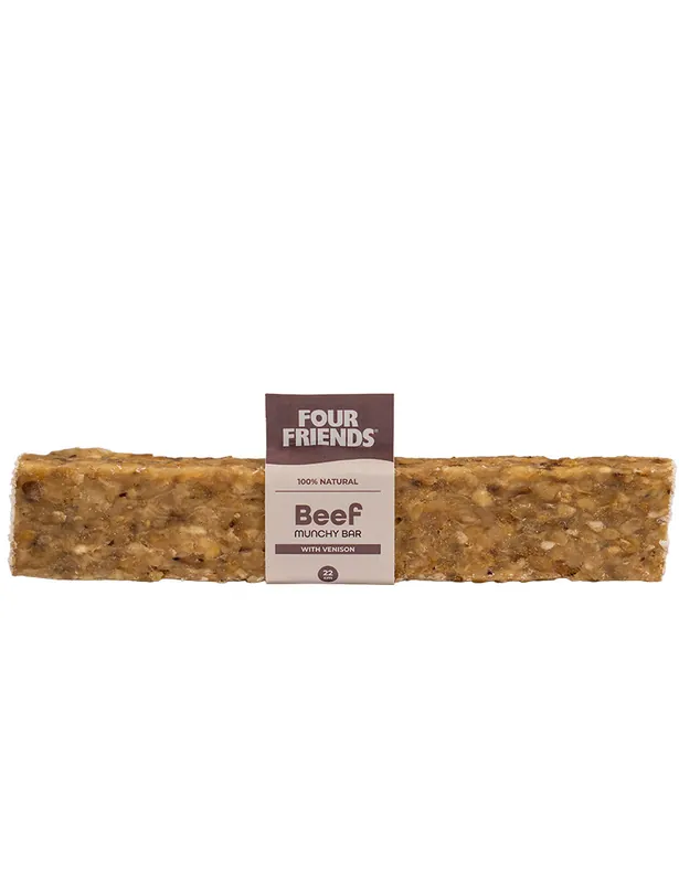 Natural Chews Beef Munchy Bar with Venison till Hund - 22 cm - Dagens deal