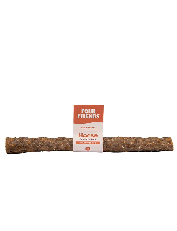 Nästan slut - Natural Chews Horse Munchy Roll till Hund - 25 cm