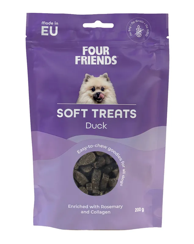 Finns att beställa - Dog Soft Treats Duck Hundgodis - 200 g