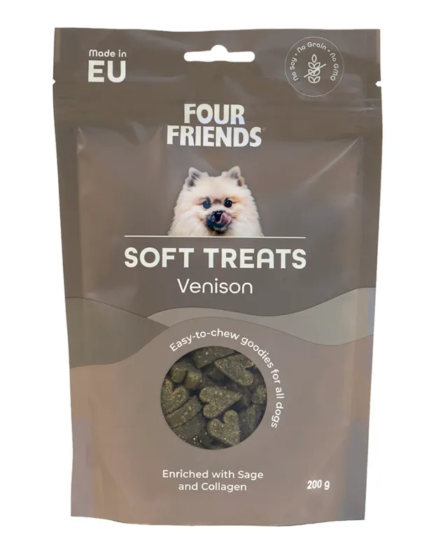 Dog Soft Treats Venison Hundgodis - 200 g | Endast ett fåtal kvar