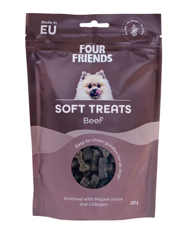 Finns nu | Dog Soft Treats Beef Hundgodis - 200 g