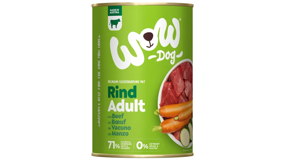 Dog Adult Beef Paté Våtfoder till Hund - 6 x 400 g | Expressleverans
