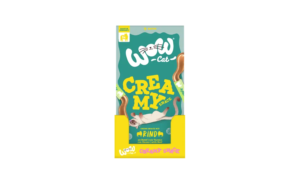 Favorit | Creamy Snack Beef Kattgodis - 5 x 16 g