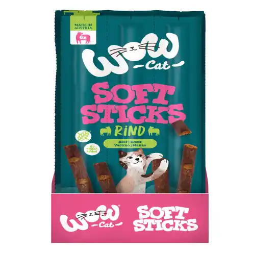 Soft Sticks Beef Kattgodis - 6 x 5 g - Nyhet hos oss
