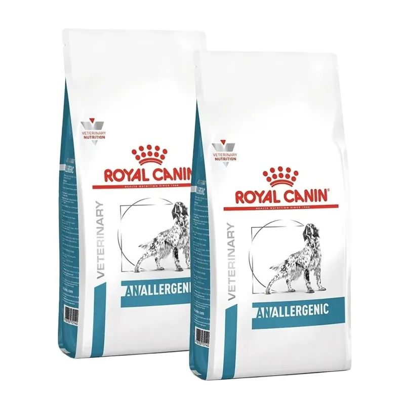 Royal Canin Veterinary Diets Dog Anallergenic Veterinärfoder till Hund 2x8 kg - Försäljningssuccé