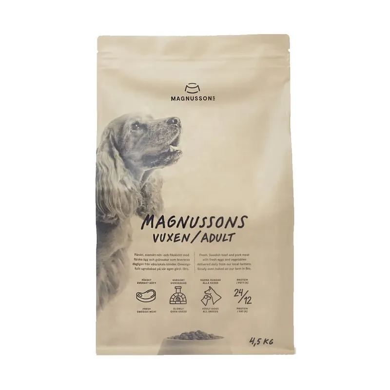 Gratis retur | Magnussons Vuxen Torrfoder till Hund
