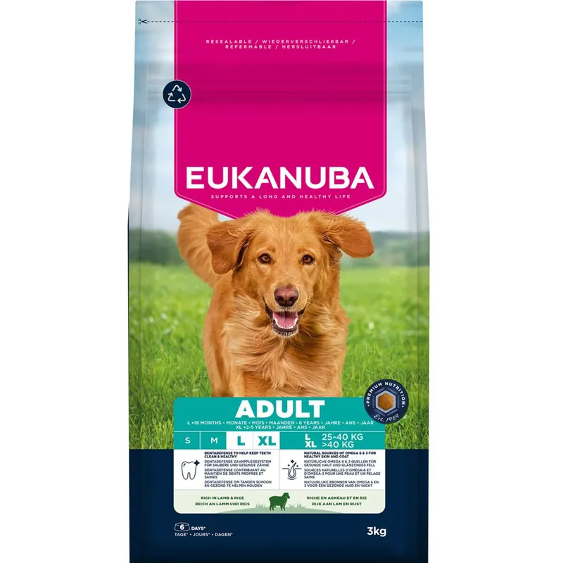 Lägg i varukorg - Eukanuba Adult Large Breed Lamb & Rice