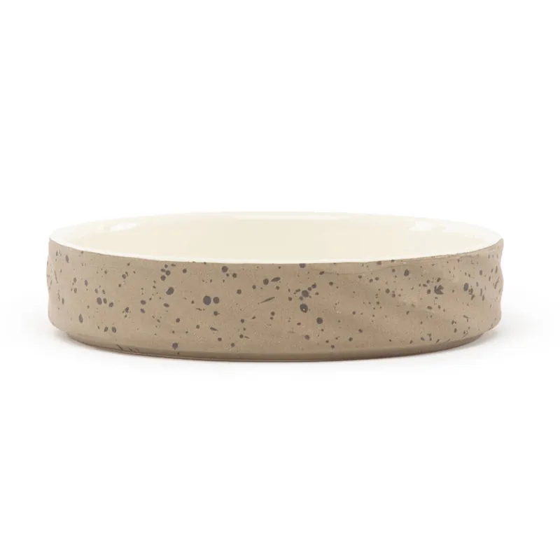 Specialerbjudande | Scruffs Zen Kattskål i Keramik Brun 13 cm