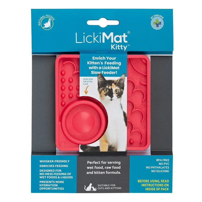 Köp online - LickiMat Kitty Slow Feeder till Kattunge