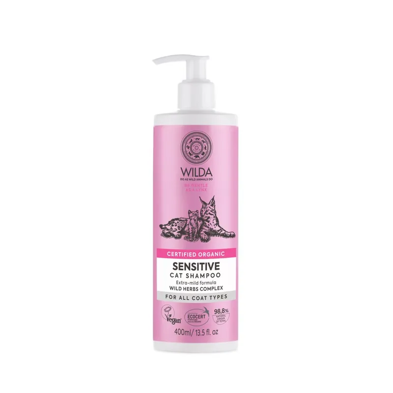 Wilda Sensitive Cat Schampo 400 ml - Topprodukt