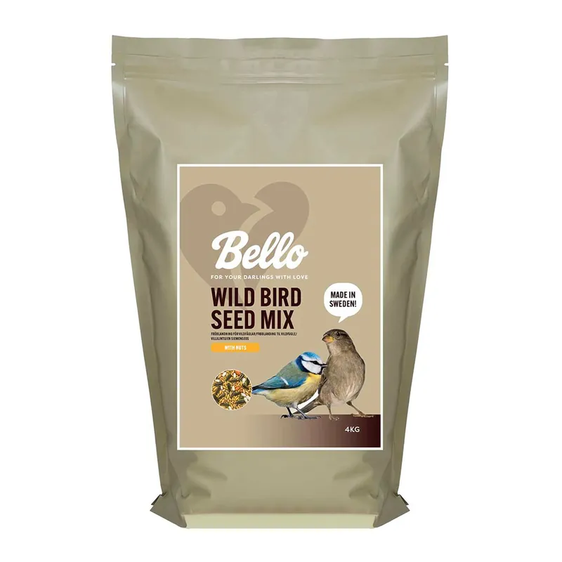 Superpris | Bello Vildfågelmix med Nötter 4 kg