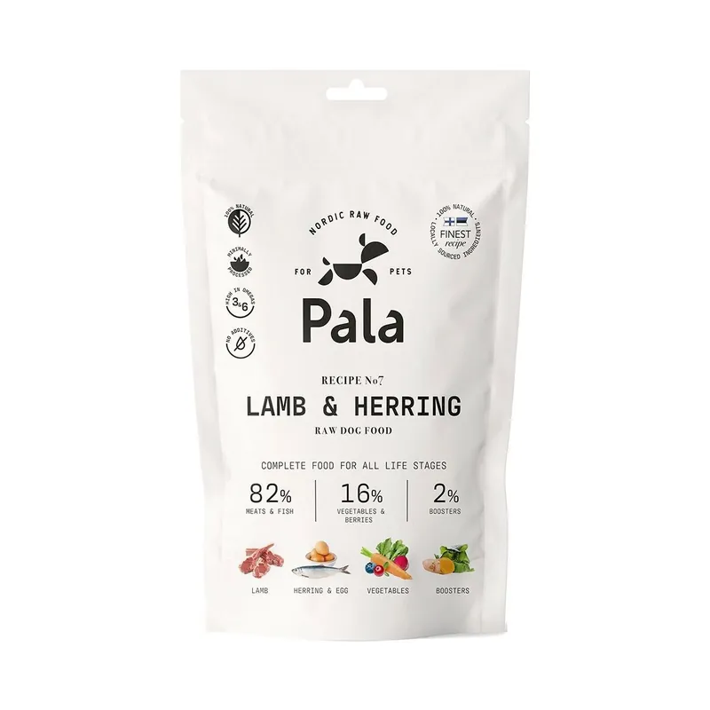 Sänkt pris | Pala 7 Lamb & Herring Lufttorkad Spannmålsfri Hundmat