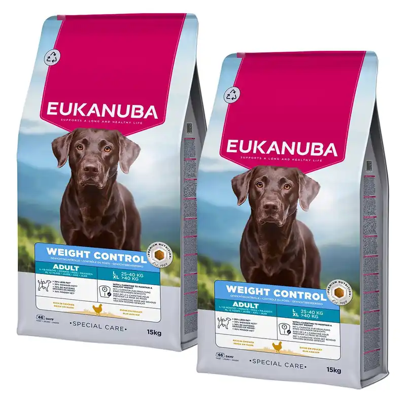 Eukanuba Dog Special Care Adult Weight Control Large Breed 2 x 15kg | Rabatt