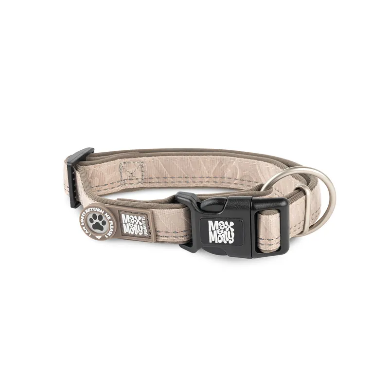 Max & Molly Smart ID Hundhalsband Matrix 2.0 Beige | Väl omtyckt