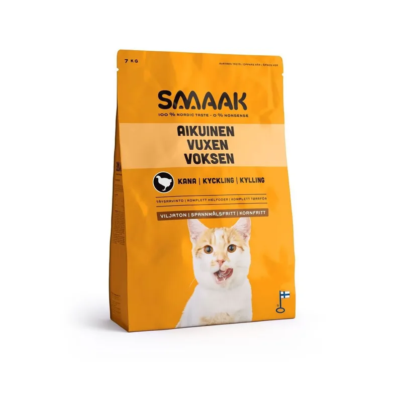 Bra pris - SMAAK Cat Adult Grain Free Kyckling