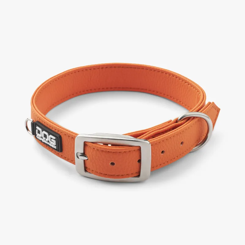 Enkel retur - Urban Classic Hundhalsband - Orange Sun / S
